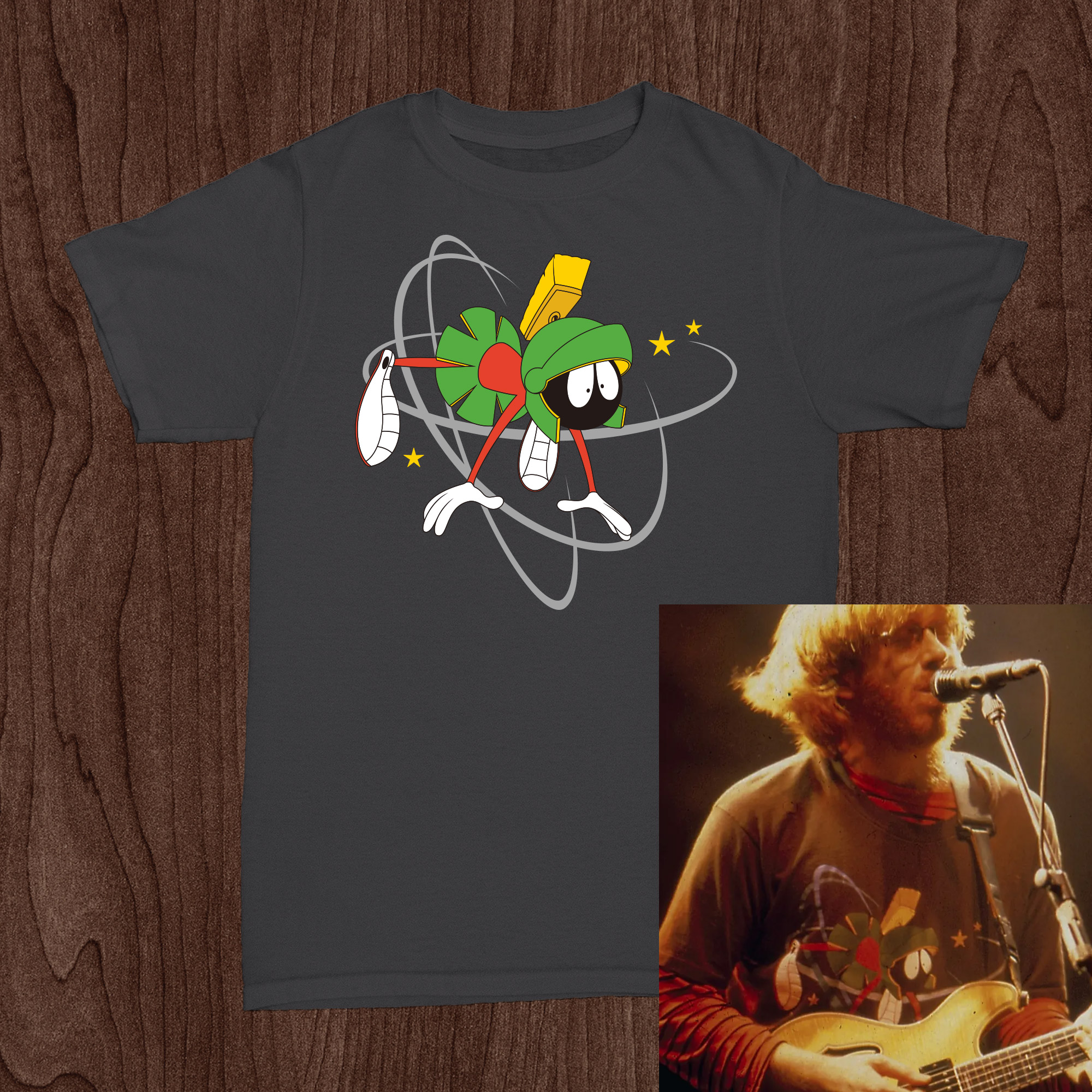 phish-marvin-the-martian-charcoal Phish - Trey Anastasio Marvin the Martian - Image 1