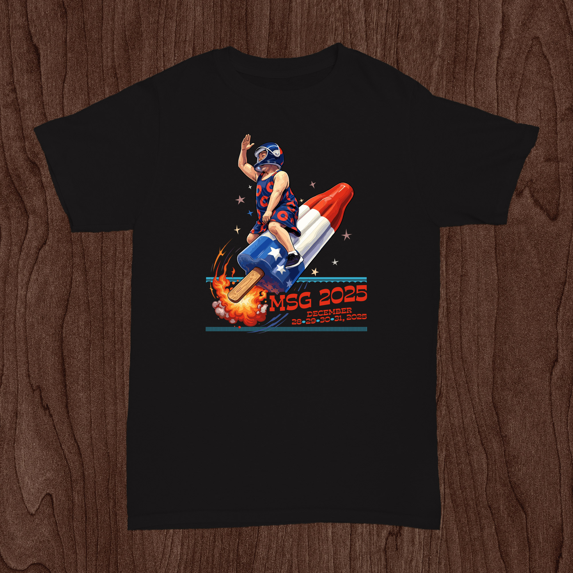 phish-msg-2025-black Phish – Madison Square Garden MSG December 28-31, 2025 It's Ice Cream - Image 3