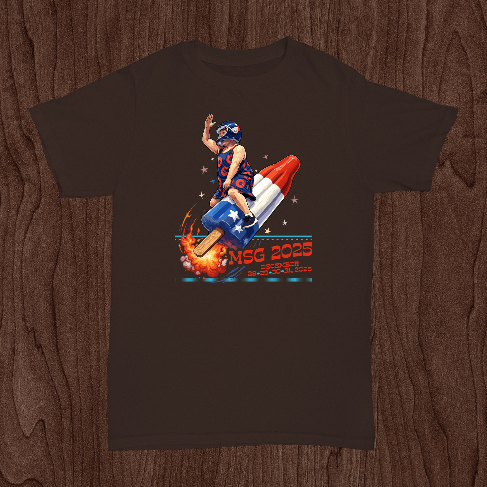 phish-msg-2025-brown Phish – Madison Square Garden MSG December 28-31, 2025 It's Ice Cream - Image 4