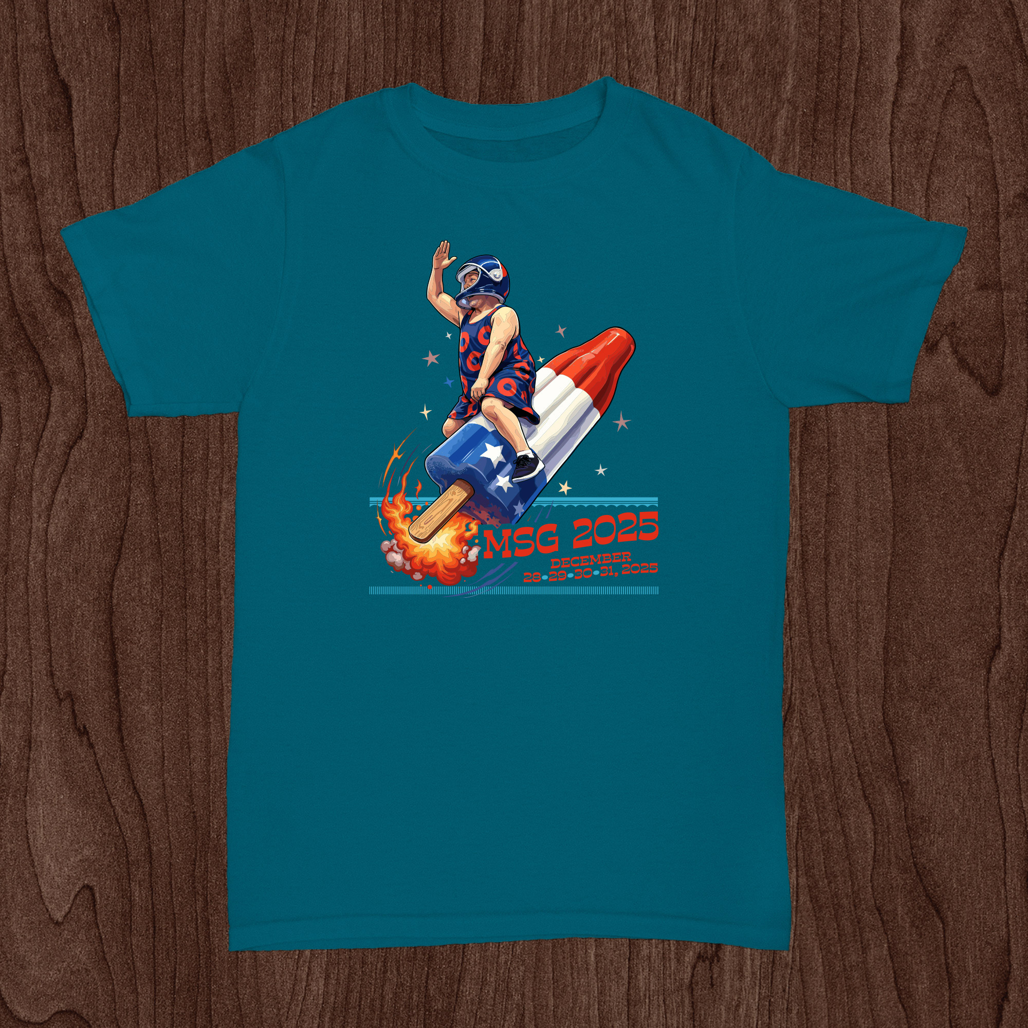 phish-msg-2025-teal Phish – Madison Square Garden MSG December 28-31, 2025 It's Ice Cream - Image 20