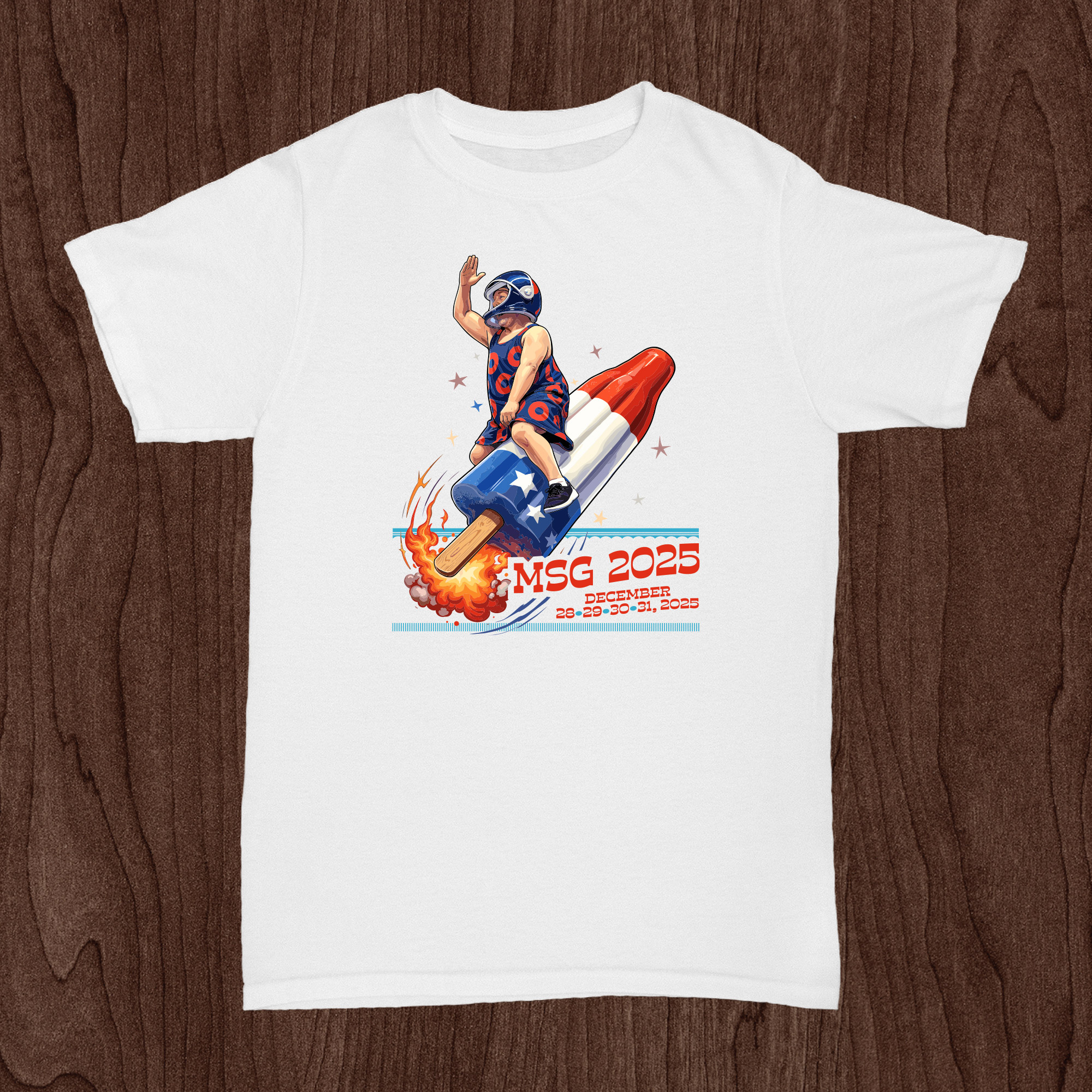 phish-msg-2025-white Phish – Madison Square Garden MSG December 28-31, 2025 It's Ice Cream - Image 1