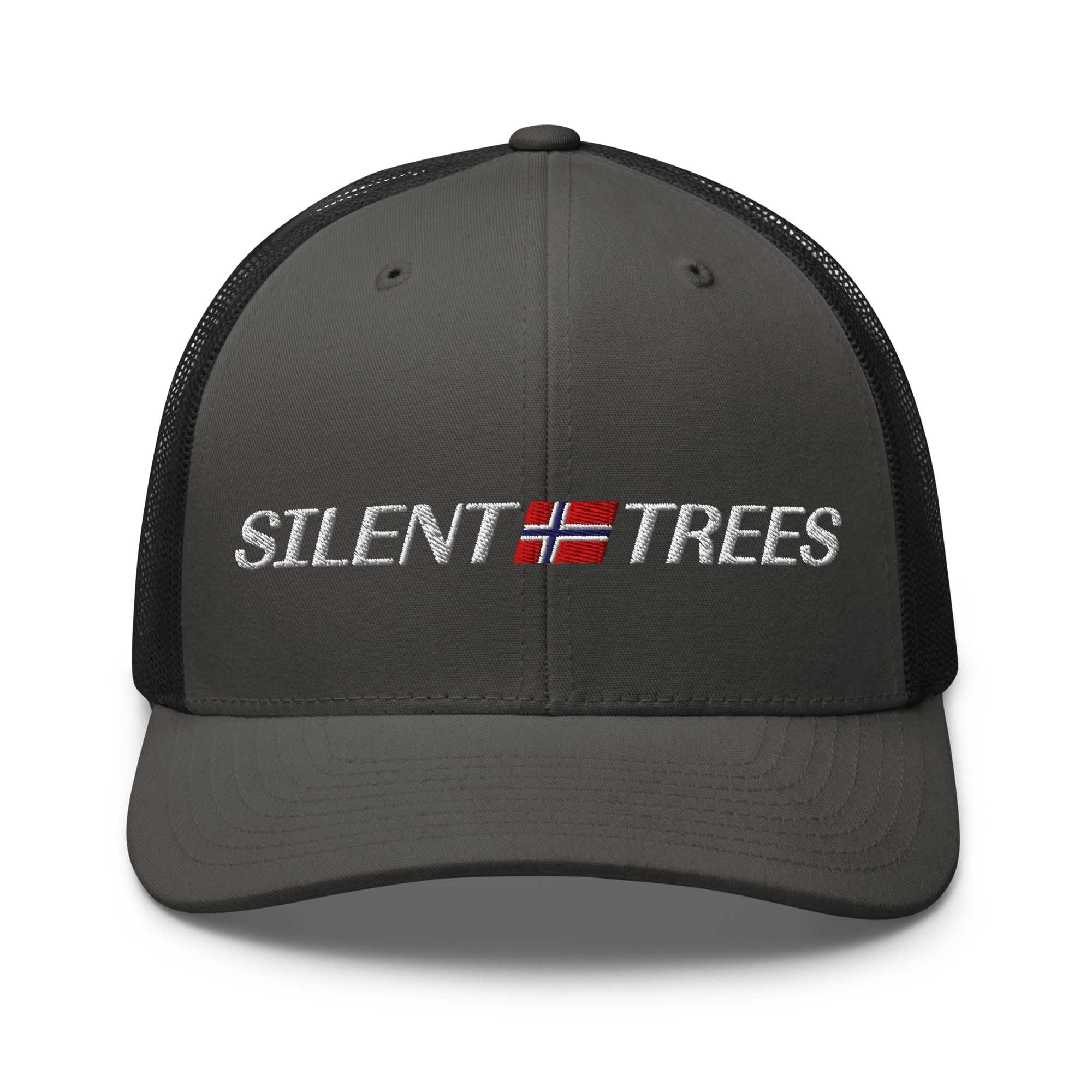 Untitled-1_0008_retro-trucker-hat-charcoal-black-front-6998b39721bed Phish - Silent Trees (Walls of a Cave) Snapback Embroidered Ball Cap - Image 6